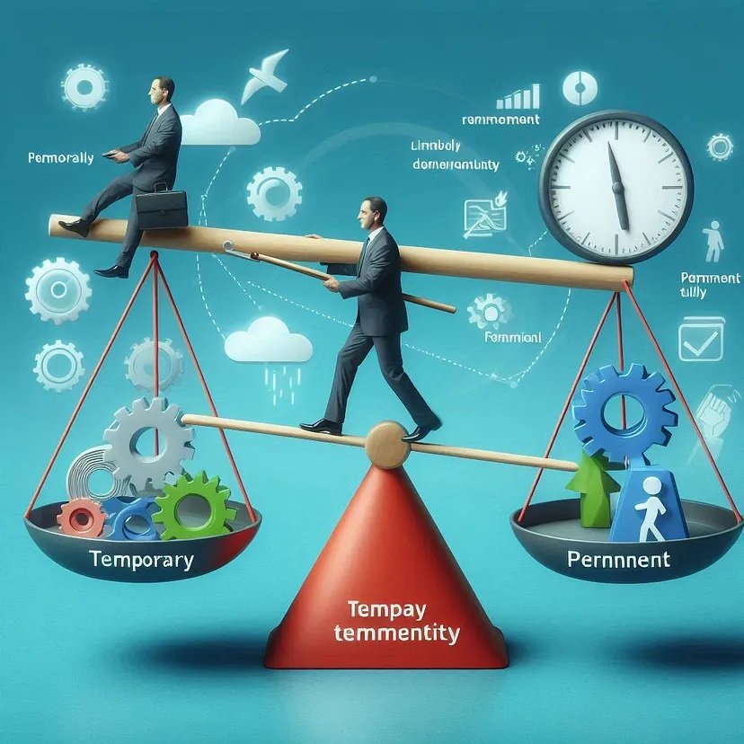 Balancing Temporary and Permanent Activities: The Key to Success